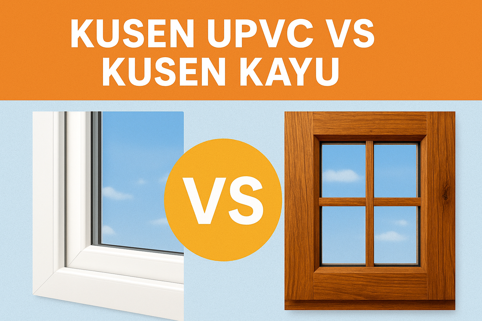 Kusen UPVC vs Kusen Kayu: Mana yang Lebih Unggul?